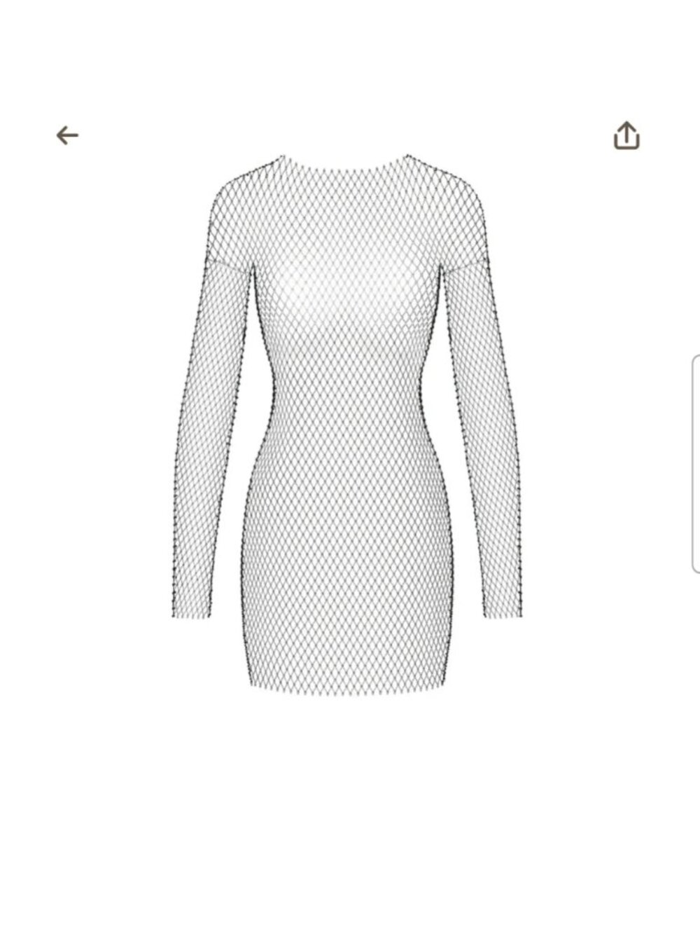 SKIMS Rhinestone Cover Ups LONG SLEEVE MINI DRESS - Picture 5 of 11